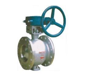 法兰连接V形球阀