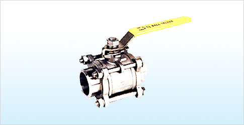 三片式对焊球阀