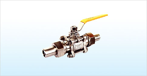 三片式活接对焊球阀